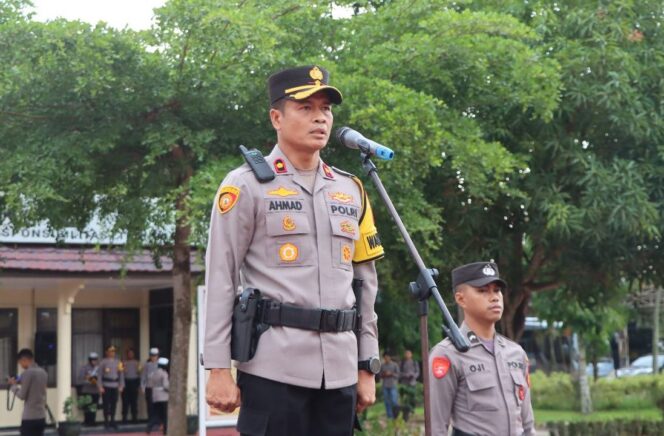 
					Polres Kutim Gelar Apel Pasukan Pelaksanaan Operasi Keselamatan Mahakam 2025