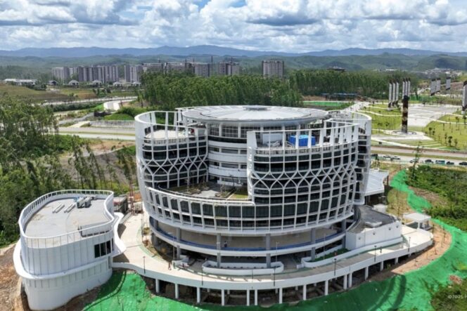 
					Salah satu infrastruktur di kawasan Ibu Kota Negara Nusantara di Kaltim.