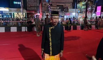 Kepala Disdikbud Kota Bontang, Abdu Safa Muha saat mengikuti gelaran BCC 2025 Bontang.