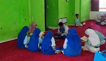 Kegiatan keagamaan rutin di SMPN 5 Bontang.
