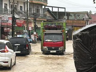 Banjir di Samarinda sejak Sabtu pagi, 29 November 2025.