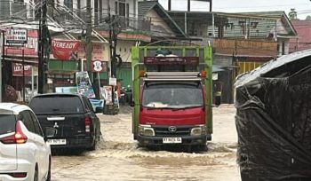 Banjir di Samarinda sejak Sabtu pagi, 29 November 2025.
