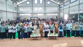 Dinkes Bontang bekerjasama dengan PT KPI menggelar Aksi Bergizi Remaja Bontang Berjaya di Sport Center KPI, 25–26 November 2025. (Foto: Mirah)