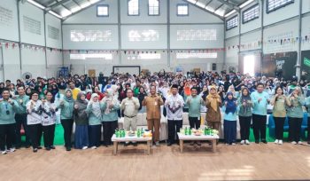 Dinkes Bontang bekerjasama dengan PT KPI menggelar Aksi Bergizi Remaja Bontang Berjaya di Sport Center KPI, 25–26 November 2025. (Foto: Mirah)