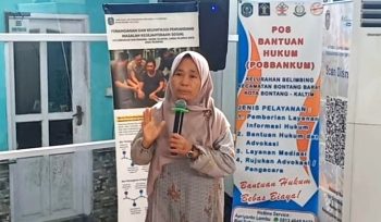 Helda Ariyanti, kader Posyandu Sakura Bontang.