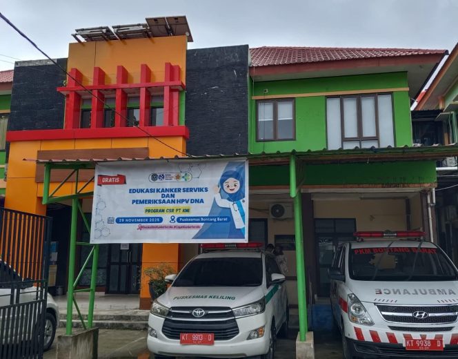 
					 Puskesmas Bontang Barat, Kota Bontang. (Foto: Mirah)