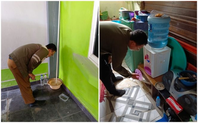 
					Upaya pencegahan penyebaran penyakit DBD oleh Dinkes Bontang pada sejumlah titik lokasi potensi penyebaran. 