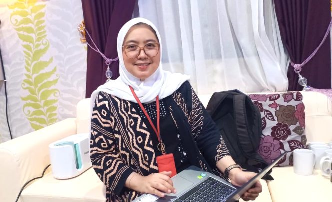 
					Staf  Program Promosi Kesehatan Bontang Utara 1, Sukma. (Foto: Mirah)