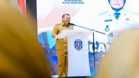 Wakil Wali Kota Bontang Agus Haris saat membuka Ranwal Rencana Kerja Pemerintah Daerah (RKPD) Kota Bontang Tahun 2027 yang digelar Selasa (10/2) di Pendopo Rumah Jabatan Wali Kota. (Foto: Istimewa)