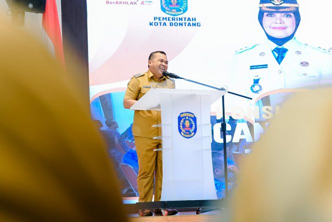 
					Wakil Wali Kota Bontang Agus Haris saat membuka Ranwal Rencana Kerja Pemerintah Daerah (RKPD) Kota Bontang Tahun 2027 yang digelar Selasa (10/2) di Pendopo Rumah Jabatan Wali Kota. (Foto: Istimewa)