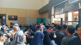 Tumpukan pasien yang mendaftar di RSUD Taman Husada Kota Bontang. (Mirah Hayati/Jurnalpijar)