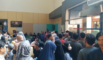 Tumpukan pasien yang mendaftar di RSUD Taman Husada Kota Bontang. (Mirah Hayati/Jurnalpijar)