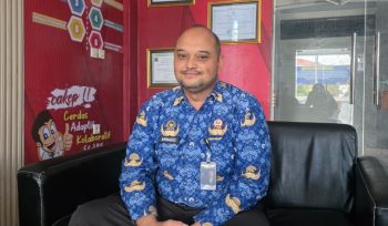 Kasi Kamtib Lapas Bontang, Arnado Aprinata. (Mirah Hayati/Jurnalpijar)