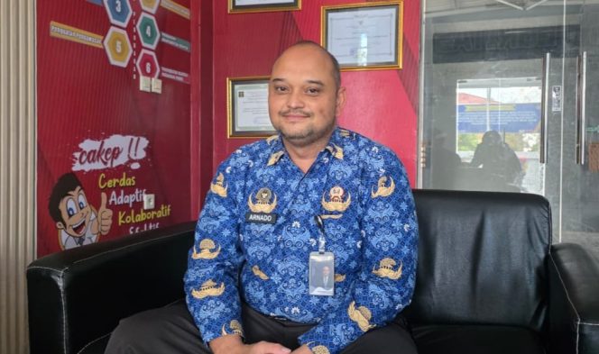 
					Kasi Kamtib Lapas Bontang, Arnado Aprinata. (Mirah Hayati/Jurnalpijar)