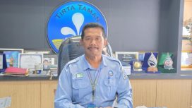 Direktur Utama Perumda Tirta Taman Bontang, Suramin. (Mirah Hayati/Jurnalpijar)