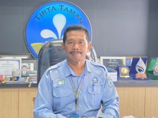 Direktur Utama Perumda Tirta Taman Bontang, Suramin. (Mirah Hayati/Jurnalpijar)