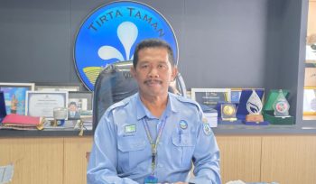 Direktur Utama Perumda Tirta Taman Bontang, Suramin. (Mirah Hayati/Jurnalpijar)