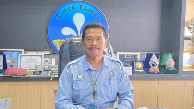 
					Direktur Utama Perumda Tirta Taman Bontang, Suramin. (Mirah Hayati/Jurnalpijar)