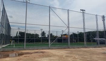 Lapangan mini soccer yang dikelola Disporapar Bontang. (Mirah Hayati/Jurnalpijar.co)
