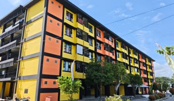 Rusunawa Pemkot Bontang di Kelurahan Api-Api, Kecamatan Bontang Utara.