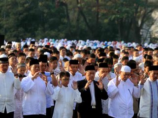 Ilustrasi salat id. (Ist)
