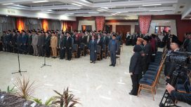 Mutasi 145 pegawai dari golongan eselon IV dan III, sebanyak 136 merupakan pejabat struktural dan 9 Jabatan Fungsional. (Foto: Istimewa)