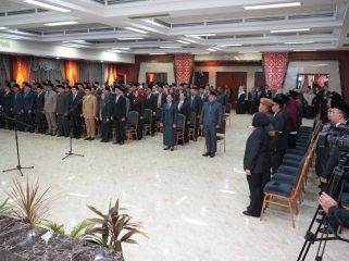 Mutasi 145 pegawai dari golongan eselon IV dan III, sebanyak 136 merupakan pejabat struktural dan 9 Jabatan Fungsional. (Foto: Istimewa)