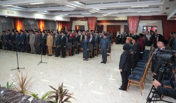 Mutasi 145 pegawai dari golongan eselon IV dan III, sebanyak 136 merupakan pejabat struktural dan 9 Jabatan Fungsional. (Foto: Istimewa)