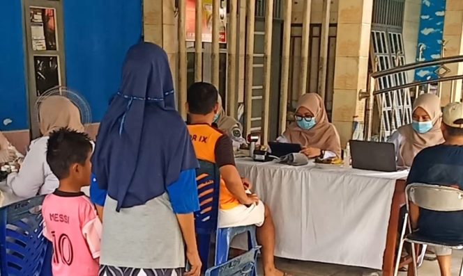 
					Cek Kesehatan Gratis (CKG) di Jalan Selat Lombok, Kelurahan Tanjung Laut, Kecamatan Bontang Selatan, Rabu (15/4/2026).