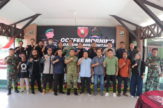 
					Perkuat Sinergitas, Kodim Bontang Adakan Coffe Morning Bersama Insan Pers