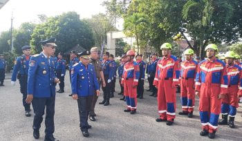 Kepala Disdamkartan Bontang, Amiluddin (kiri). (Mirah Hayati/Jurnalpijar)