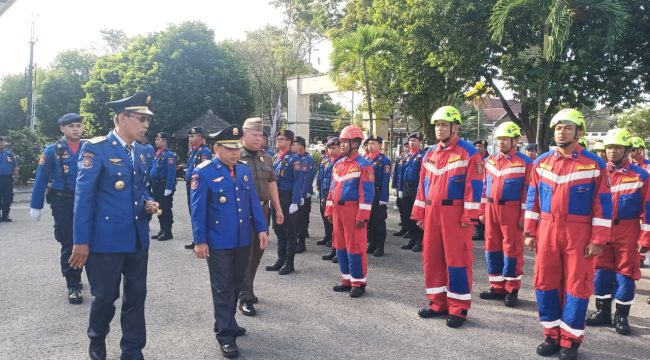 Kepala Disdamkartan Bontang, Amiluddin (kiri). (Mirah Hayati/Jurnalpijar)