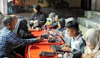 Pemeriksaan Kesehatan Gratis yang digelar Dinkes Bontang melalui Puskesmas Bontang Barat di Kelurahan Belimbing, Selasa (28/5/2026).