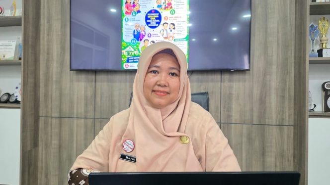 
					Penanggungjawab Posyandu ILP Dinkes Bontang, Murni. (Foto: Mirah)