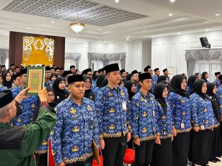 Pelantikan CPNS Bontang dan Pejabat Fungsional.
