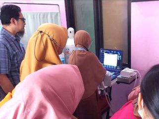 Layanan USG di Puskesmas Bontang Utara (Dok Dinkes Bontang)
