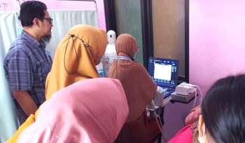 Layanan USG di Puskesmas Bontang Utara (Dok Dinkes Bontang)
