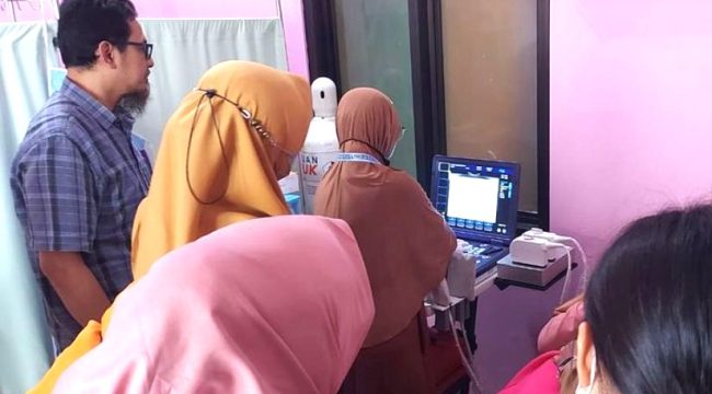 Layanan USG di Puskesmas Bontang Utara (Dok Dinkes Bontang)
