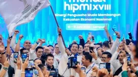 Ade Jona Prasetyo terpilih secara aklamasi sebagai Ketua Umum BPP HIPMI periode 2026-2029 dalam Munas XVIII HIPMI di Lampung, Kamis (11/6/2026). (Foto: Dok. HIPMI)