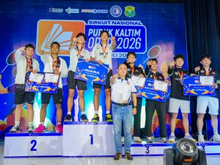 Kejuaraan Sirkuit Nasional C Open 2026 yang digelar Pupuk Kaltim. (Foto: Dok. Humas PKT)