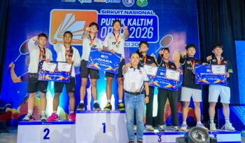 Kejuaraan Sirkuit Nasional C Open 2026 yang digelar Pupuk Kaltim. (Foto: Dok. Humas PKT)