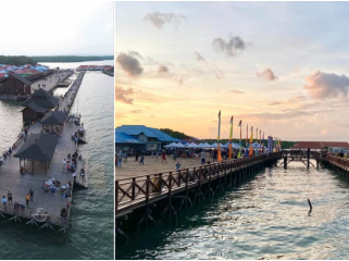 Pelataran Ekowisata Bontang Kuala di Kota Bontang. 