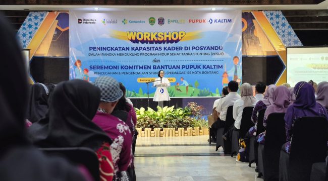 Workshop peningkatan kapasitas kader posyandu yang diselenggarakan Dinkes Bontang bekerja sama dengan PKT (Foto: Bambang)