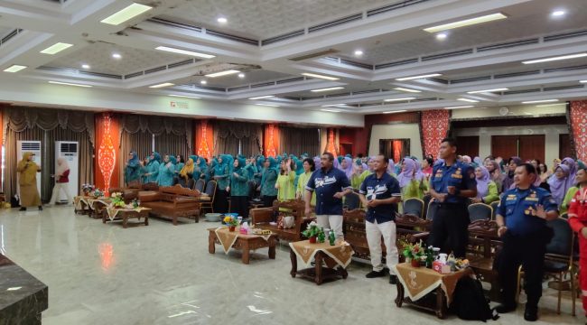Sosialisasi kolaborasi Dinkes Bontang dan PT KPI di Auditorium Taman Tiga Dimensi (Foto: Bambang)
