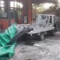 Penampakan buaya yang berhasil ditangkap di kawasan Badak LNG. (Ist)